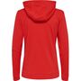 Hummel Hmlauthentic Poly Zip Hoodie Woman - true red