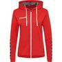 Hummel Hmlauthentic Poly Zip Hoodie Woman - true red