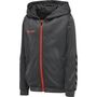 Hummel Hmlauthentic Kids Poly Zip Hoodie - asphalt