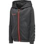 Hummel Hmlauthentic Kids Poly Zip Hoodie - asphalt