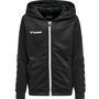 Hummel Hmlauthentic Kids Poly Zip Hoodie - black/white