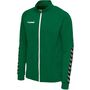 Hummel Hmlauthentic Kids Poly Zip Jacket - evergreen