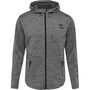 Hummel Hmlaston Zip Hoodie - dark grey melange