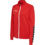 Hummel Hmlauthentic Women Poly Zip Jacket - true red