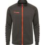 Hummel Hmlauthentic Poly Zip Jacket - asphalt