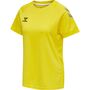 Hummel Hmllead S/S Poly Jersey Women - blazing yellow
