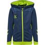 Hummel Hmllead Zip Poly Hoodie Kids - dark denim