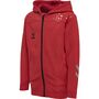Hummel Hmllead Zip Poly Hoodie Kids - true red