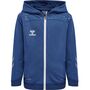 Hummel Hmllead Zip Poly Hoodie Kids - true blue