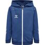 Hummel Hmllead Zip Poly Hoodie Kids - true blue