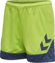 Hummel Hmllead Womens Poly Shorts - lime punch