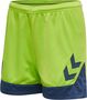 Hummel Hmllead Womens Poly Shorts - lime punch