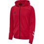 Hummel Hmllead Zip Poly Hoodie - true red