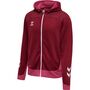 Hummel Hmllead Zip Poly Hoodie - biking red