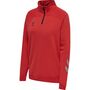 Hummel Hmllead Woman Half Zip - true red
