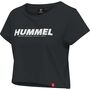 Hummel Hmllegacy Woman Cropped T-Shirt - black