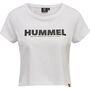 Hummel Hmllegacy Woman Cropped T-Shirt - white/black