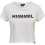 Hummel Hmllegacy Woman Cropped T-Shirt - white/black