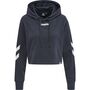 Hummel Hmllegacy Woman Cropped Hoodie - blue nights