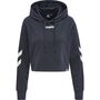 Hummel Hmllegacy Woman Cropped Hoodie - blue nights