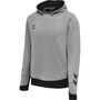 Hummel Hmllead Poly Hoodie Kids - grey melange