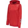 Hummel Hmllead Women Poly Hoodie - true red