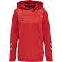 Hummel Hmllead Women Poly Hoodie - true red