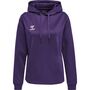 Hummel Hmlcore Xk Poly Sweat Hoodie Woman - acai/white