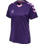Hummel Hmlcore Xk Poly Jersey S/S Woman - acai