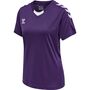 Hummel Hmlcore Xk Poly Jersey S/S Woman - acai/white