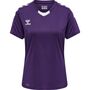 Hummel Hmlcore Xk Poly Jersey S/S Woman - acai/white