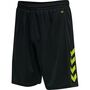 Hummel Hmlcore Xk Poly Shorts - black/lime popsicle