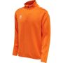 Hummel Hmlcore Xk Half Zip Poly Sweat - orange tiger