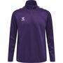Hummel Hmlcore Xk Half Zip Poly Sweat - acai/white