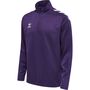 Hummel Hmlcore Xk Half Zip Poly Sweat - acai/white