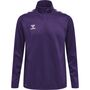Hummel Hmlcore Xk Half Zip Poly Sweat - acai/white