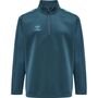 Hummel Hmlcore Xk Half Zip Poly Sweat Kids - blue coral