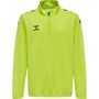 Hummel Hmlcore Xk Half Zip Poly Sweat Kids - lime popsicle