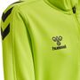 Hummel Hmlcore Xk Half Zip Poly Sweat Kids - lime popsicle