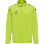 Hummel Hmlcore Xk Half Zip Poly Sweat Kids - lime popsicle
