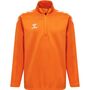 Hummel Hmlcore Xk Half Zip Poly Sweat Kids - orange tiger