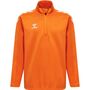 Hummel Hmlcore Xk Half Zip Poly Sweat Kids - orange tiger