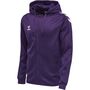 Hummel Hmlcore Xk Poly Zip Hood Sweat - acai/white