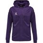 Hummel Hmlcore Xk Poly Zip Hood Sweat - acai/white