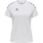 Hummel Hmlcore Xk Core Poly T-Shirt S/S Wo - white/true blue