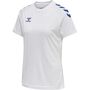 Hummel Hmlcore Xk Core Poly T-Shirt S/S Wo - white/true blue