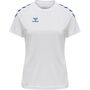 Hummel Hmlcore Xk Core Poly T-Shirt S/S Wo - white/true blue