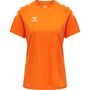 Hummel Hmlcore Xk Core Poly T-Shirt S/S Wo - orange tiger