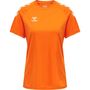 Hummel Hmlcore Xk Core Poly T-Shirt S/S Wo - orange tiger