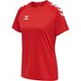 Hummel Hmlcore Xk Core Poly T-Shirt S/S Wo - true red